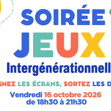 Soirée jeux intergénérationnelle