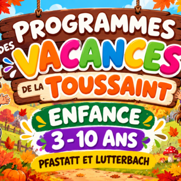 Enfance | Vacances de la Toussaint 2026 (maternelle et élémentaire)